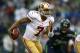 SEATTLE - SEPTEMBER 15: Quarterback Colin Kaepernick #7 of the San Francisco 49ers runs the ball against the Seattle Seahawks on September 15, 2013 at Century Link Field in Seattle, Washington. (Photo by Jonathan Ferrey/Getty Images)