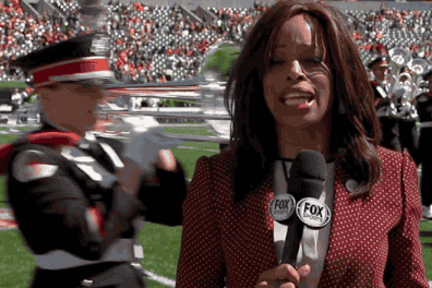 Fox Sports' Sideline Reporter Pam Oliver Almost Gets Trucked by