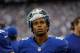 EAST RUTHERFORD, NJ - SEPTEMBER 15: Wide receiver Victor Cruz #80 of the New York Giants on the bench during the 2nd half of the Denver Broncos 41-23 win over the New York Giants at MetLife Stadium on September 15, 2013 in East Rutherford, New Jersey. (Photo by Ron Antonelli/Getty Images)