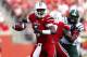 LOUISVILLE, KY - SEPTEMBER 1: Teddy Bridgewater #5 of the Louisville Cardinals looks to pass the ball against the Ohio Bobcats during the game at Papa John's Cardinal Stadium on September 1, 2013 in Louisville, Kentucky. (Photo by Joe Robbins/Getty Images)