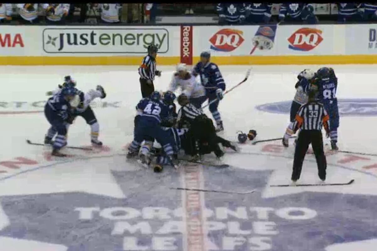 leafs preseason game
