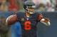 CHICAGO, IL - SEPTEMBER 15: Jay Cutler #6 of the Chicago Bears passes against the Minnesota Vikings at Soldier Field on September 15, 2013 in Chicago, Illinois. (Photo by Jonathan Daniel/Getty Images)