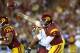 LOS ANGELES, CA - SEPTEMBER 07: Quarterback Cody Kessler #6 of the USC Trojans throws a pass against the Washington State Cougars at Los Angeles Coliseum on September 7, 2013 in Los Angeles, California. (Photo by Stephen Dunn/Getty Images)