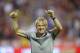 Sep 10, 2013; Columbus, OH, USA; United States head coach Jurgen Klinsmann celebrates a 2-0 win over Mexico at Columbus Crew Stadium. Mandatory Credit: David Richard-USA TODAY Sports