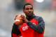 Sep 21, 2013; Columbus, OH, USA; Ohio State Buckeyes quarterback Braxton Miller (5) warms up prior to the game against the Florida A&M Rattlers at Ohio Stadium. Mandatory Credit: Andrew Weber-USA TODAY Sports