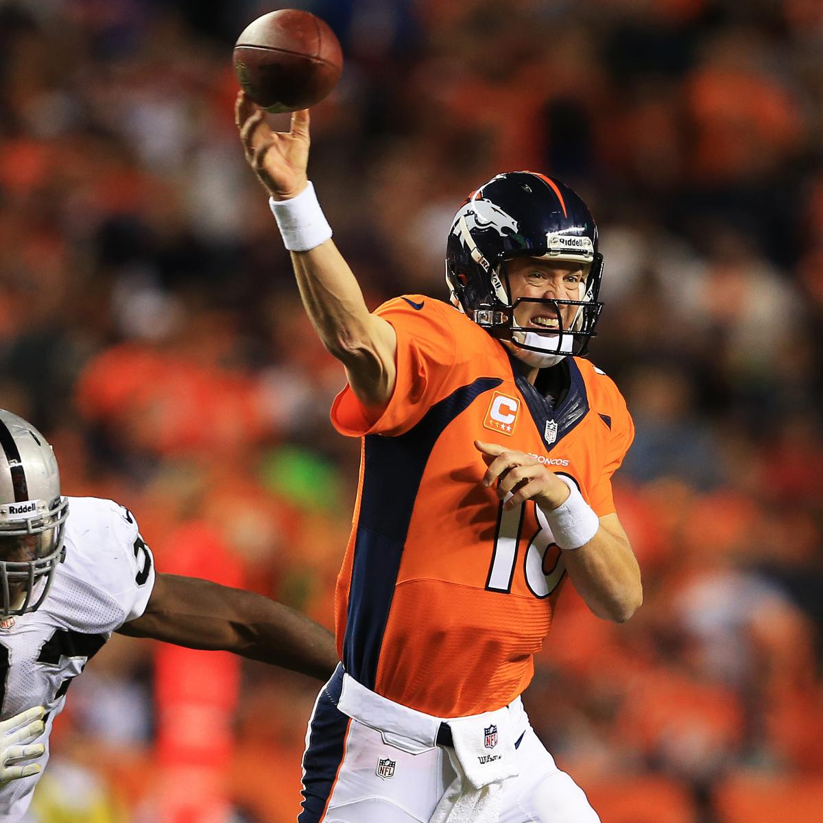 Peyton Manning Breaks Tom Brady's Record for Most TD Passes Through 3