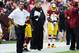 Sep 22, 2013; Landover, MD, USA; Washington Redskins head coach Mike Shanahan on the sidelines against the Detroit Lions during the first half at FedEX Field. Mandatory Credit: Brad Mills-USA TODAY Sports