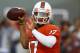 Sep 21, 2013; Miami Gardens, FL, USA; Miami Hurricanes quarterback Stephen Morris (17) before a game against the Savannah State Tigers at Sun Life Stadium. Mandatory Credit: Robert Mayer-USA TODAY Sports