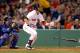 BOSTON, MA - JUNE 6: Jacoby Ellsbury #2 of the Boston Red Sox doubles against the Texas Rangers in the fifth inning at Fenway Park on June 6, 2013 in Boston, Massachusetts. (Photo by Jim Rogash/Getty Images)
