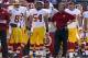 LANDOVER, MD - AUGUST 24: Head coach Mike Shanahan of the Washington Redskins watches play against the Buffalo Bills in the first half during a preseason game at FedExField on August 24, 2013 in Landover, Maryland. The Washington Redskins won, 30-7. (Photo by Patrick Smith/Getty Images)