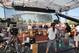 Sep 1, 2012; Arlington, TX, USA; A general view of the set of ESPN College Gameday before the game between the Alabama Crimson Tide and the Michigan Wolverines at Cowboys Stadium. From left Desmond Howard , Chris Fowler , Lee Corso and Kirk Herbstreit. Mandatory Credit: Kevin Jairaj-USA TODAY Sports