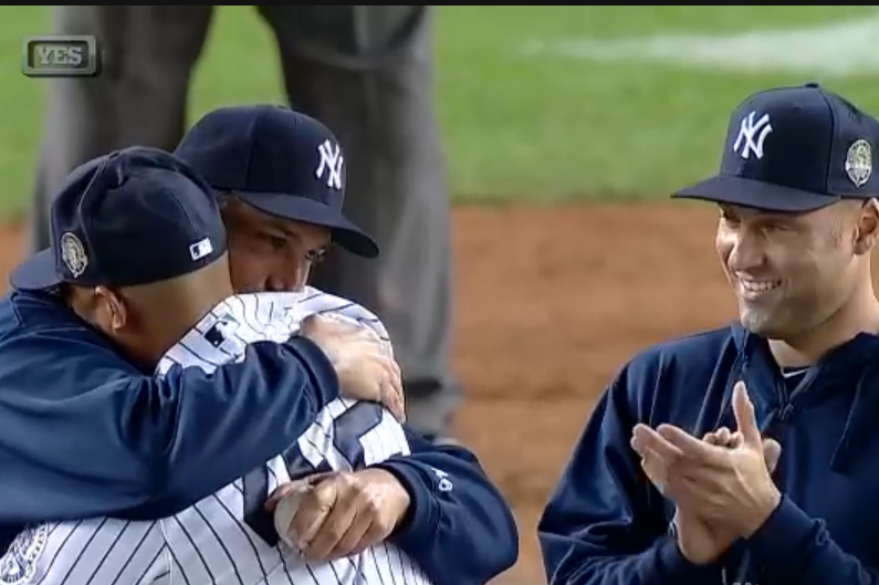 Mariano Rivera Pulled by Derek Jeter, Andy Pettitte in Yankees Stadium  Sendoff, News, Scores, Highlights, Stats, and Rumors