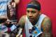 July 6, 2012; Las Vegas, NV, USA; Team USA forward Carmelo Anthony speaks to media during practice at the UNLV Mendenhall Center. Mandatory Credit: Gary A. Vasquez-USA TODAY Sports