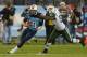 Titans QB Jake Locker (10, left) can beat defenses with his arm or his legs.