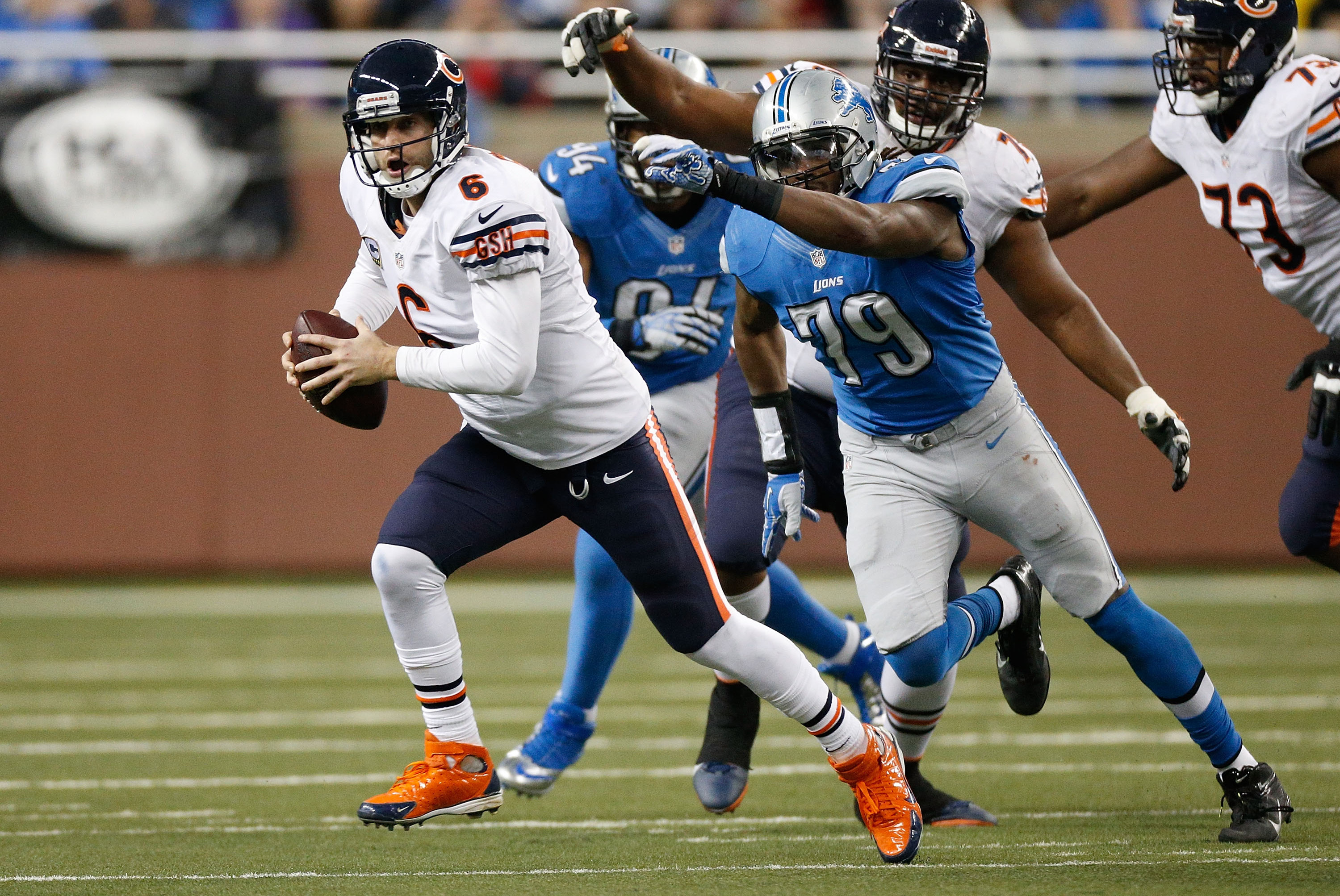 Detroit Lions Four Downs: Defense must rock Chicago Bears QB Jay Cutler's  world 