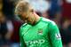 BIRMINGHAM, ENGLAND - SEPTEMBER 28: Joe Hart, goalkeeper of Manchester City looks dejected during the Barclays Premier League match between Aston Villa and Manchester City at Villa Park on September 28, 2013 in Birmingham, England. (Photo by Jan Kruger/Getty Images)