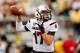 ORLANDO, FL - SEPTEMBER 28: Dylan Thompson #17 of the South Carolina Gamecocks drops back to pass against the Central Florida Knights during a game at Bright House Networks Stadium on September 28, 2013 in Orlando, Florida. (Photo by Stacy Revere/Getty Images)