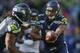 SEATTLE, WA - SEPTEMBER 22: Quarterback Russell Wilson #3 of the Seattle Seahawks hands off to running back Marshawn Lynch #24 against the Jacksonville Jaguars at CenturyLink Field on September 22, 2013 in Seattle, Washington. (Photo by Otto Greule Jr/Getty Images)