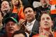 PHILADELPHIA , PA - JANUARY 18: Philadelphia Phillies General Manager Ruben Amaro Jr. takes in a NHL game between the Philadelphia Flyers and the Washington Capitals on January 18, 2011 at the Wells Fargo Center in Philadelphia, Pennsylvania. The Flyers defeated the Capitals 3-2 in overtime. (Photo by Len Redkoles/NHLI via Getty Images)