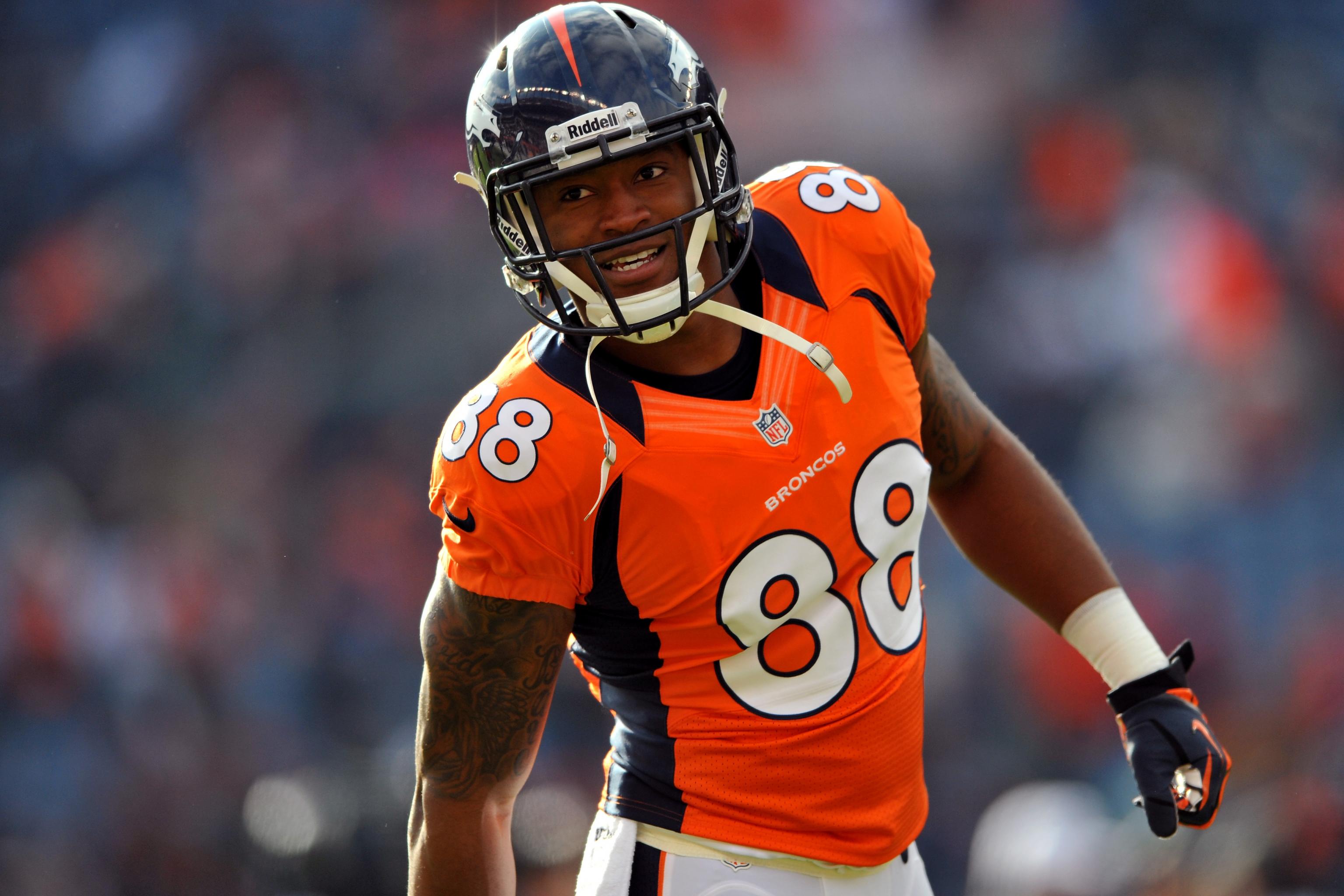 Demaryius Thomas american football, NFL, wide receiver, Denver Broncos, HD  wallpaper