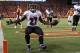 DENVER, CO - SEPTEMBER 5: Ray Rice #27 of the Baltimore Ravens celebrates his touchdown run in the second quarter against the Denver Broncos during the game at Sports Authority Field at Mile High on September 5, 2013 in Denver Colorado. (Photo by Doug Pensinger/Getty Images)