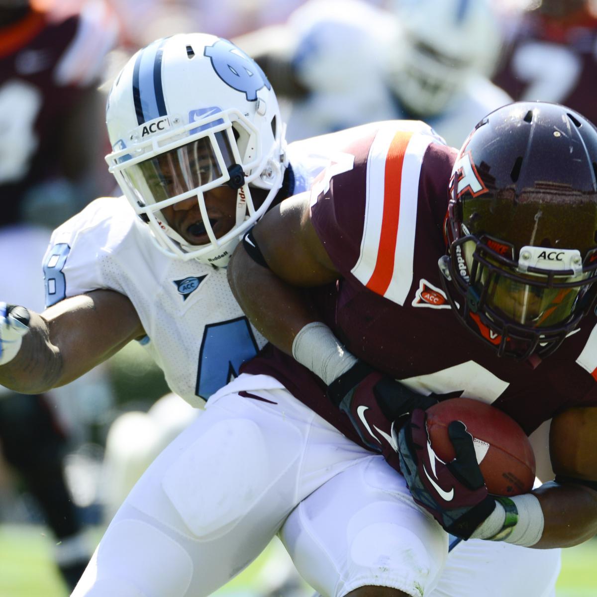 North Carolina Tar Heels Vs Virginia Tech Hokies Complete Game Preview News Scores 