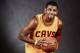 Sep 30, 2013; Independence, OH, USA; Cleveland Cavaliers guard Kyrie Irving poses for a portrait during media day at Cavaliers Practice Facility. Mandatory Credit: Eric P. Mull-USA TODAY Sports