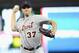 MINNEAPOLIS, MN - SEPTEMBER 25: Max Scherzer #37 of the Detroit Tigers delivers a pitch against the Minnesota Twins during the game on September 25, 2013 at Target Field in Minneapolis, Minnesota. (Photo by Hannah Foslien/Getty Images)