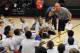 DENVER, CO - JANUARY 25: Strength and Conditioning/Assistant Coach Steve Hess of the Denver Nuggets talks to children during a Team Fit Clinic on January 25, 2013 at the Hiawatha Davis Recreation Center in Denver, Colorado. NOTE TO USER: User expressly acknowledges and agrees that, by downloading and/or using this Photograph, user is consenting to the terms and conditions of the Getty Images License Agreement. Mandatory Copyright Notice: Copyright 2013 NBAE (Photo by Garrett W. Ellwood/NBAE via Getty Images)