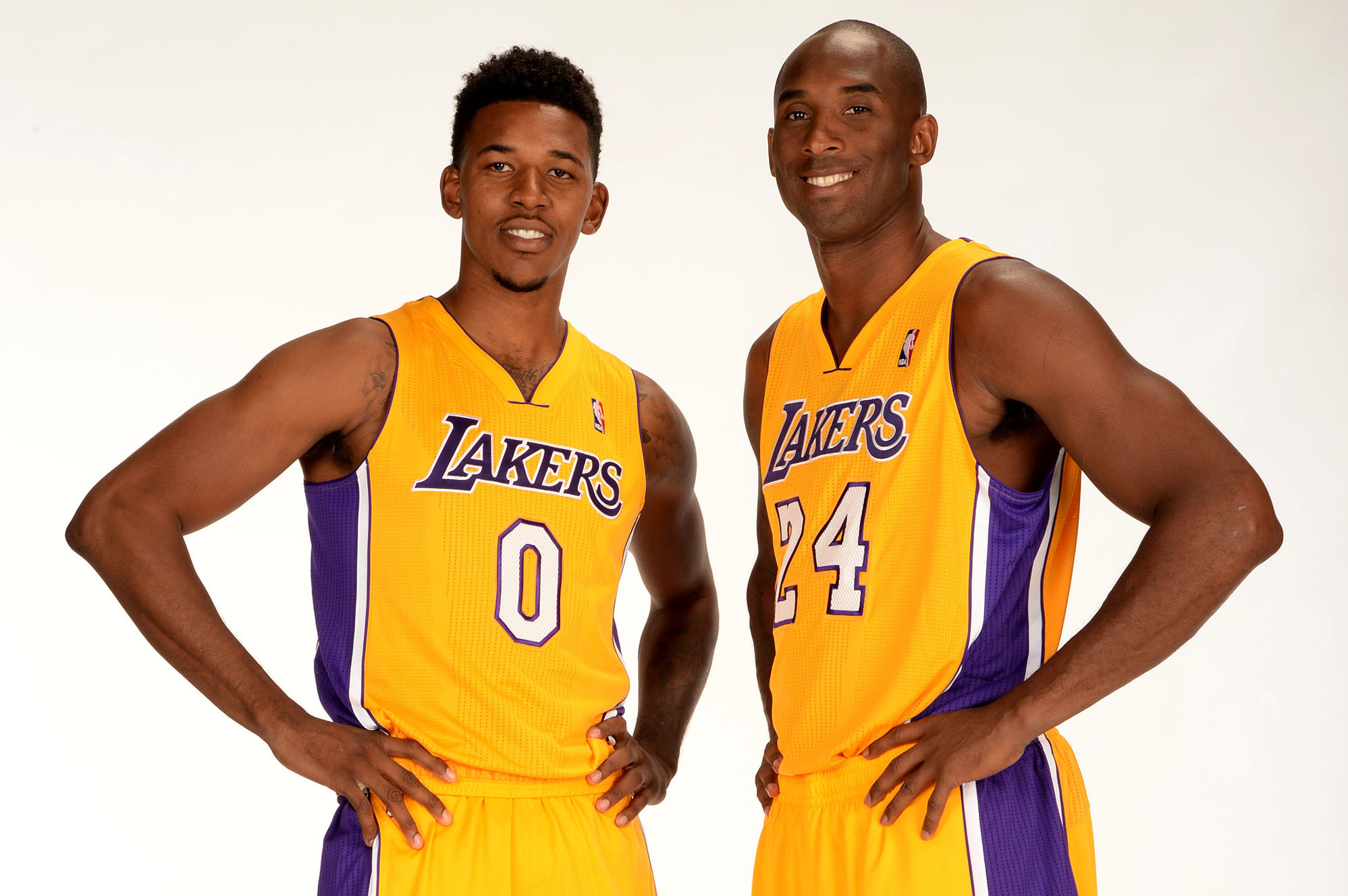 What does Kobe Bryant not working out with any of the young Lakers