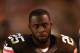 Aug 15, 2013; Cleveland, OH, USA; Cleveland Browns running back Chris Ogbonnaya (25) during a preseason game against the Detroit Lions at FirstEnergy Stadium. Mandatory Credit: Andrew Weber-USA TODAY Sports