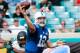 JACKSONVILLE, FL - SEPTEMBER 29: Andrew Luck #12 of the Indianapolis Colts attempts a pass during the game against the Jacksonville Jaguars at EverBank Field on September 29, 2013 in Jacksonville, Florida. (Photo by Sam Greenwood/Getty Images)