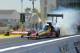 A Top Fuel Dragster burnout warmup at Gainesville. Credit: Gary Larsen