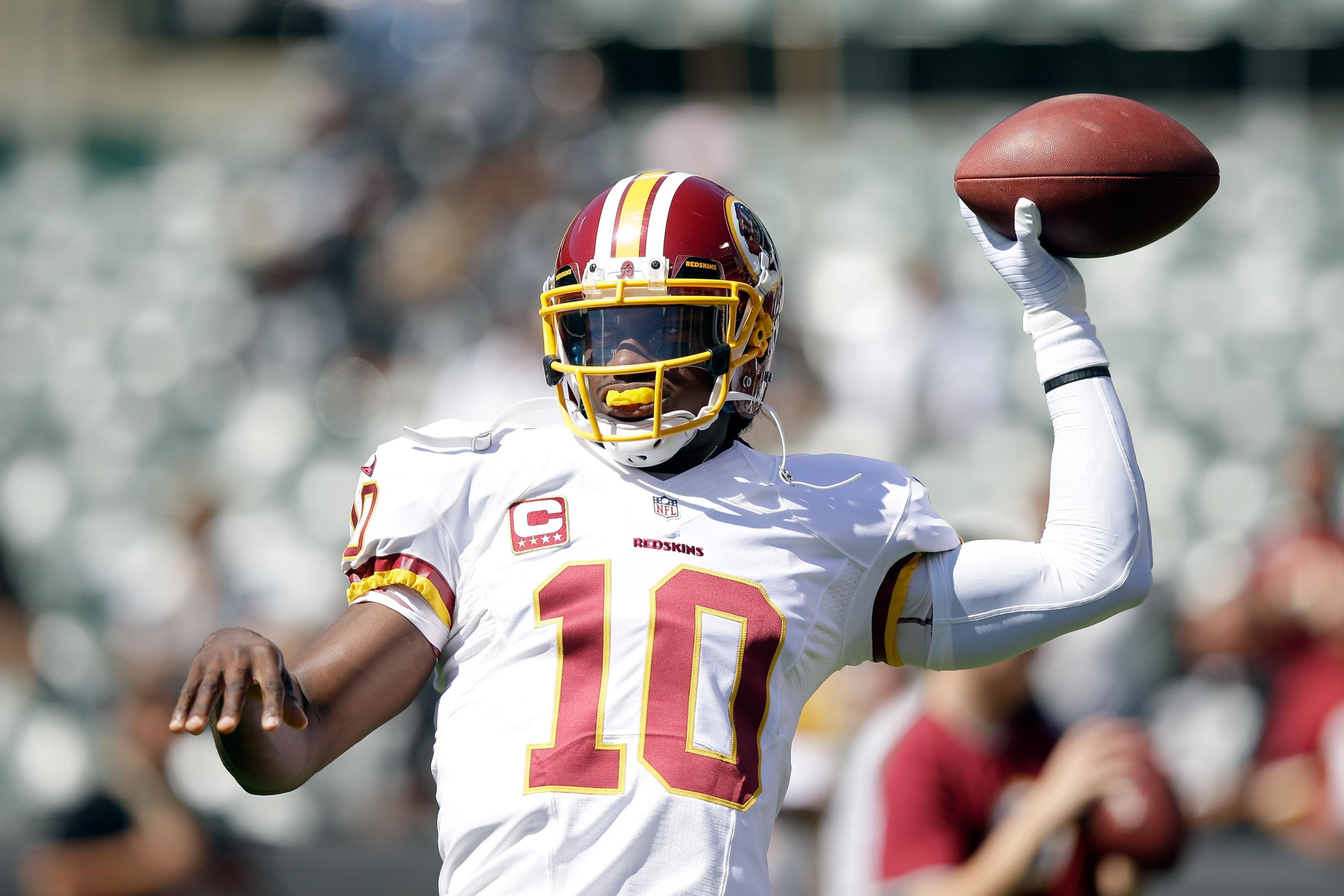 Redskins tight end says Robert Griffin III is 'fine'