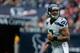 HOUSTON, TX - SEPTEMBER 29: Russell Wilson #3 of the Seattle Seahawks walks offsides the field in the first half against the Houston Texans at Reliant Stadium on September 29, 2013 in Houston, Texas. (Photo by Scott Halleran/Getty Images)