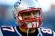 FOXBORO, MA - DECEMBER 30: Rob Gronkowski #87 of the New England Patriots warms up prior to the game against the Miami Dolphins during the game at Gillette Stadium on December 30, 2012 in Foxboro, Massachusetts. (Photo by Jared Wickerham/Getty Images)