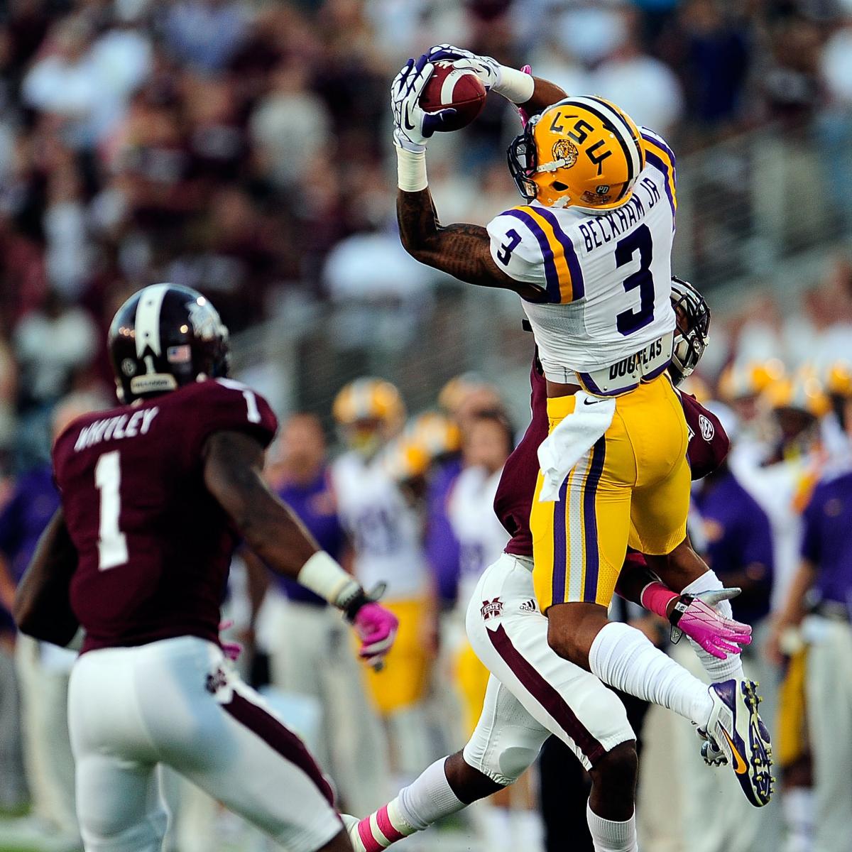 Odell Beckham Jr. LSU tigerss  Odell beckham jr, Beckham jr, Lsu tigers  football