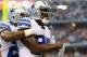 ARLINGTON, TX - OCTOBER 06: Dez Bryant #88 of the Dallas Cowboys celebrates his pass reception touchdown against the Denver Broncos in the first quarter at AT&T Stadium on October 6, 2013 in Arlington, Texas. (Photo by Ronald Martinez/Getty Images)