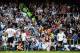 LONDON, ENGLAND - OCTOBER 06: West Ham fans celebrate their side's second goal during the Barclays Premier League match between Tottenham Hotspur and West Ham United at White Hart Lane on October 6, 2013 in London, England. (Photo by Mike Hewitt/Getty Images)