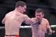 Jan 28, 2012; Chicago, IL, USA; UFC fighter Demian Maia (right) fights against Chris Weidman during UFC on Fox 2 at the United Center. Weidman defeats Maia. Mandatory Credit: Mike Dinovo-USA TODAY Sports