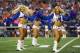 ARLINGTON, TX - OCTOBER 06: The Dallas Cowboys Cheerleaders at AT&T Stadium on October 6, 2013 in Arlington, Texas. (Photo by Ronald Martinez/Getty Images)