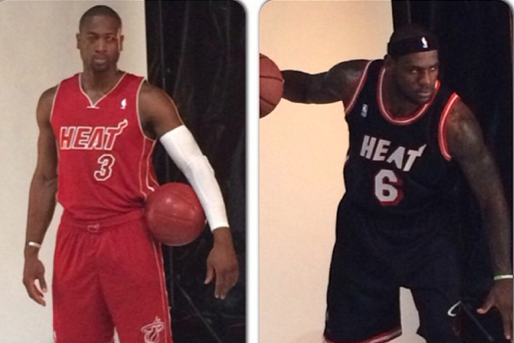 Miami Heat Show Off Two New Uniforms They Will Wear for 2013-14 Season, News, Scores, Highlights, Stats, and Rumors