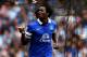 MANCHESTER, ENGLAND - OCTOBER 05: Romelu Lukaku of Everton celebrates after scoring the opening goal during the Barclays Premier League match between Manchester City and Everton at Etihad Stadium on October 5, 2013 in Manchester, England. (Photo by Michael Steele/Getty Images)