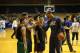 MANILA, PHILIPPINES - OCTOBER 9: George Hill of the Indiana Pacers high fives fans at a local basketball court as part of 2013 Global Games on October 7, 2013 at Pasay City in Manila, Philippines. NOTE TO USER: User expressly acknowledges and agrees that, by downloading and/or using this photograph, user is consenting to the terms and conditions of the Getty Images License Agreement. Mandatory Copyright Notice: Copyright 2013 NBAE (Photo by Joe Murphy/NBAE via Getty Images)