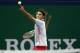 SHANGHAI, CHINA - OCTOBER 09: Roger Federer of Switzerland serves to Andreas Seppi of Italy during the Shanghai Rolex Masters at the Qi Zhong Tennis Center on October 9, 2013 in Shanghai, China. (Photo by Matthew Stockman/Getty Images)