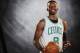 Sep 30, 2013; Waltham, MA, USA; Boston Celtics forward Jeff Green (8) poses for pictures during media day at the Celtics Practice Facility. Mandatory Credit: David Butler II-USA TODAY Sports