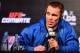 Oct 9, 2013; Barueri, Sao Paulo, Brazil; Jake Shields during a press conference after UFC Fight Night 29 at Jose Correa Arena. Mandatory Credit: Jason Silva-USA TODAY Sports