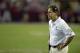 Sep 28, 2013; Tuscaloosa, AL, USA; Alabama Crimson Tide head coach Nick Saban watches his team from the sidelines against the Mississippi Rebels during the fourth quarter at Bryant-Denny Stadium. The Alabama Crimson Tide defeated the Mississippi Rebels 25-0. Mandatory Credit: John David Mercer-USA TODAY Sports