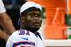 Aug 30, 2012; Detroit, MN, USA; Buffalo Bills free safety Jairus Byrd (31) against the Detroit Lions in a preseason game at Ford Field. Mandatory Credit: Andrew Weber-US Presswire