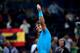 SHANGHAI, CHINA - OCTOBER 11: Rafael Nadal of Spain celebrates after defeating Stanislas Wawrinka of Switzerland during day five of the Shanghai Rolex Masters at the Qi Zhong Tennis Center on October 11, 2013 in Shanghai, China. (Photo by Lintao Zhang/Getty Images)